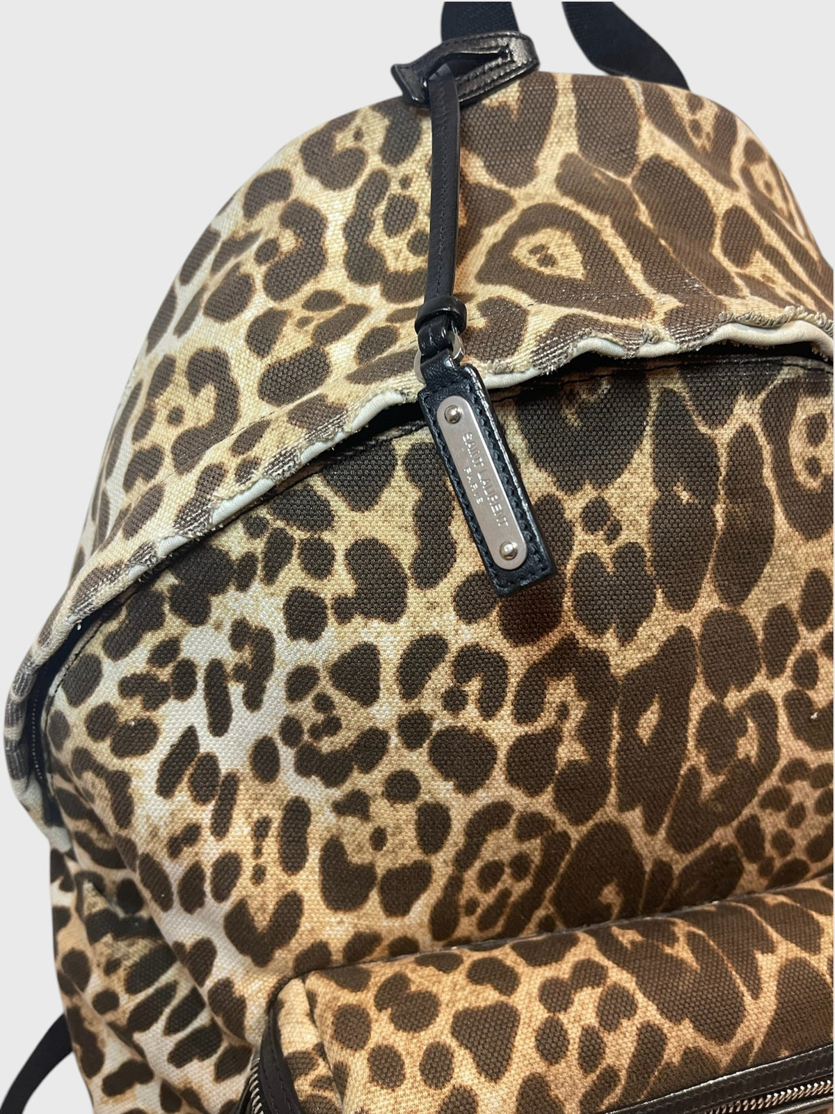 Sac à dos Saint Laurent leopard
