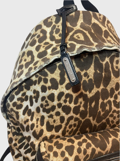 Sac à dos Saint Laurent leopard