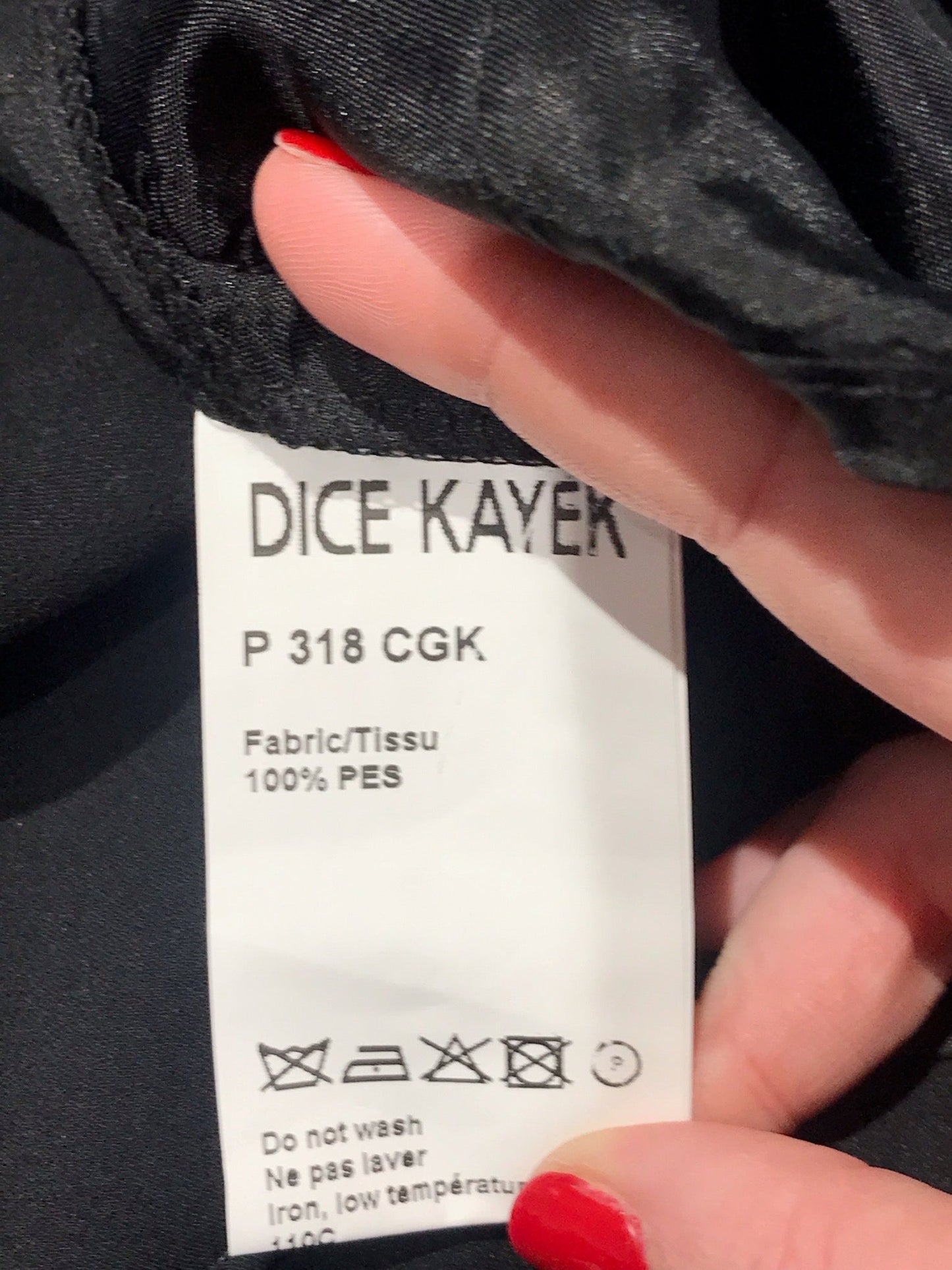Pantalon Dice Kayek noir T.36