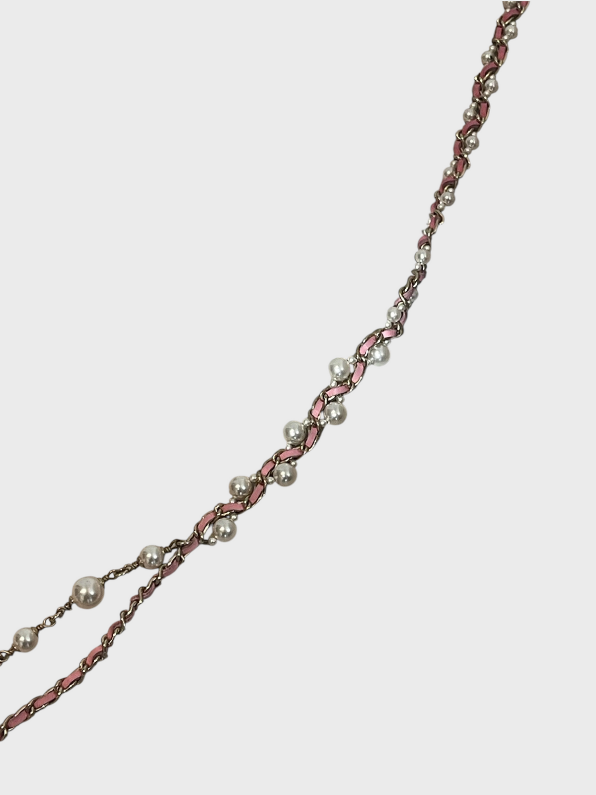 Sautoir Chanel rose