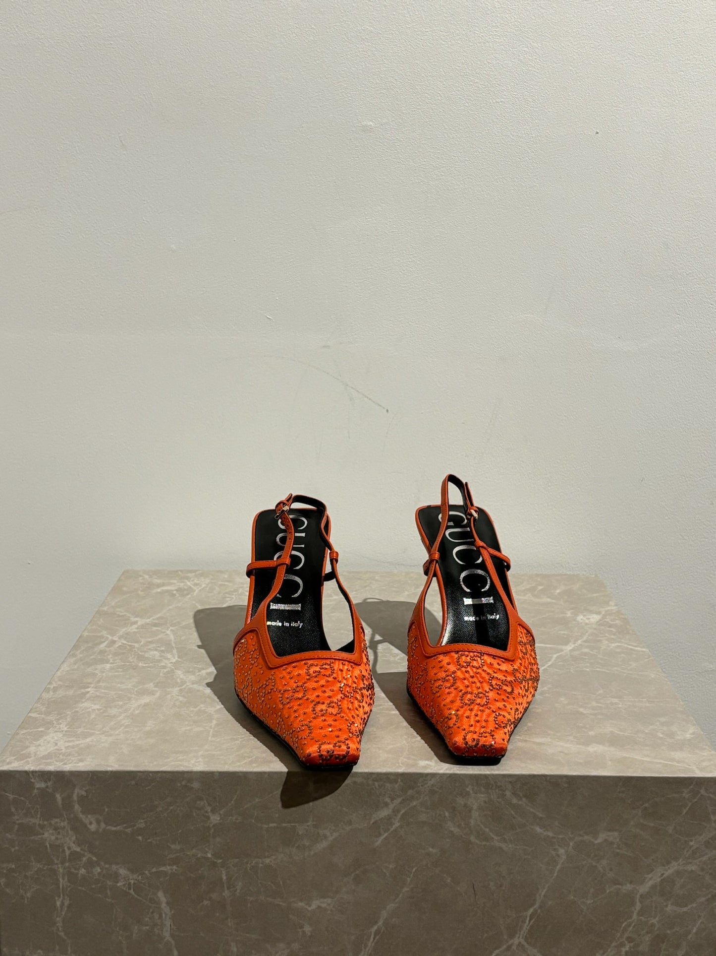 Escarpins Gucci orange T.39 NEUFS