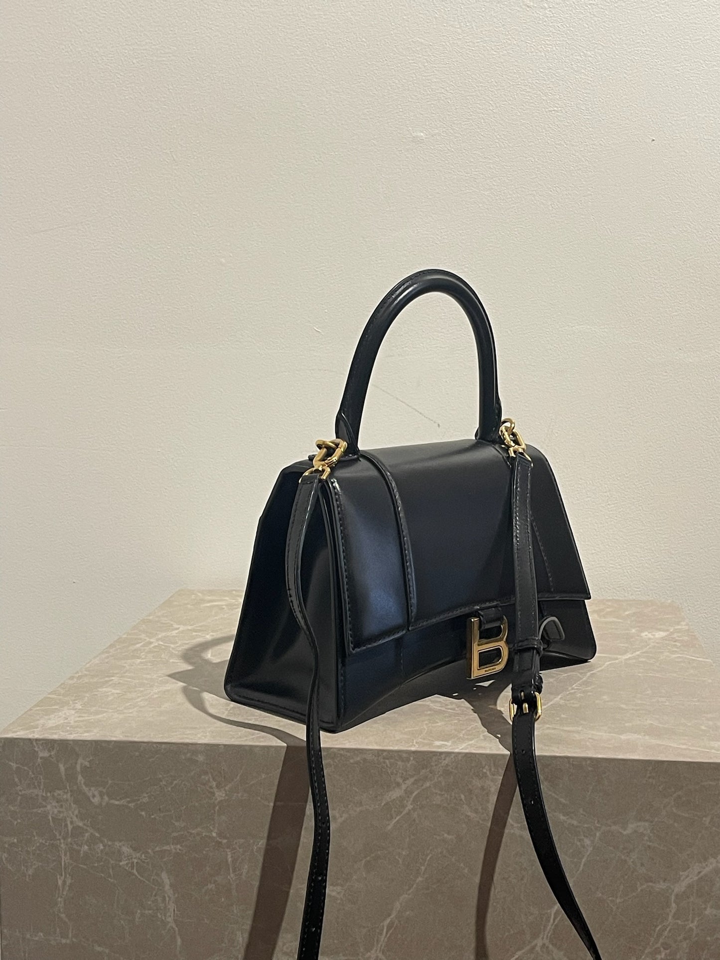 Sac Balenciaga Hourglass noir