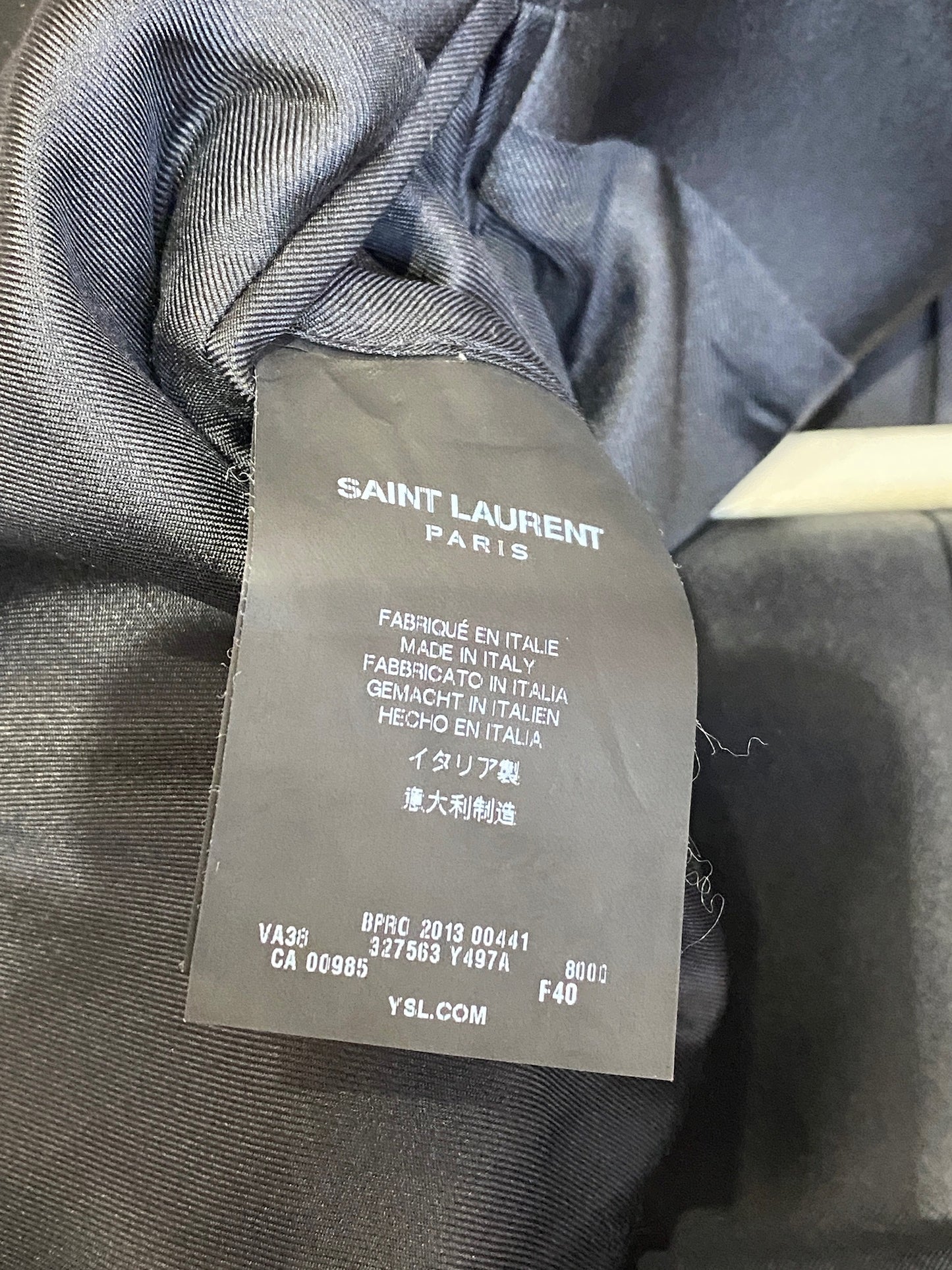 Blazer Saint Laurent doré T.S