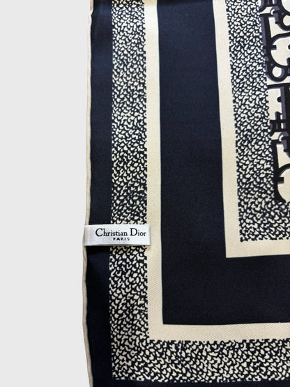 Foulard Dior Diortwin bordeaux bleu