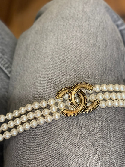 Ceinture Chanel Perles