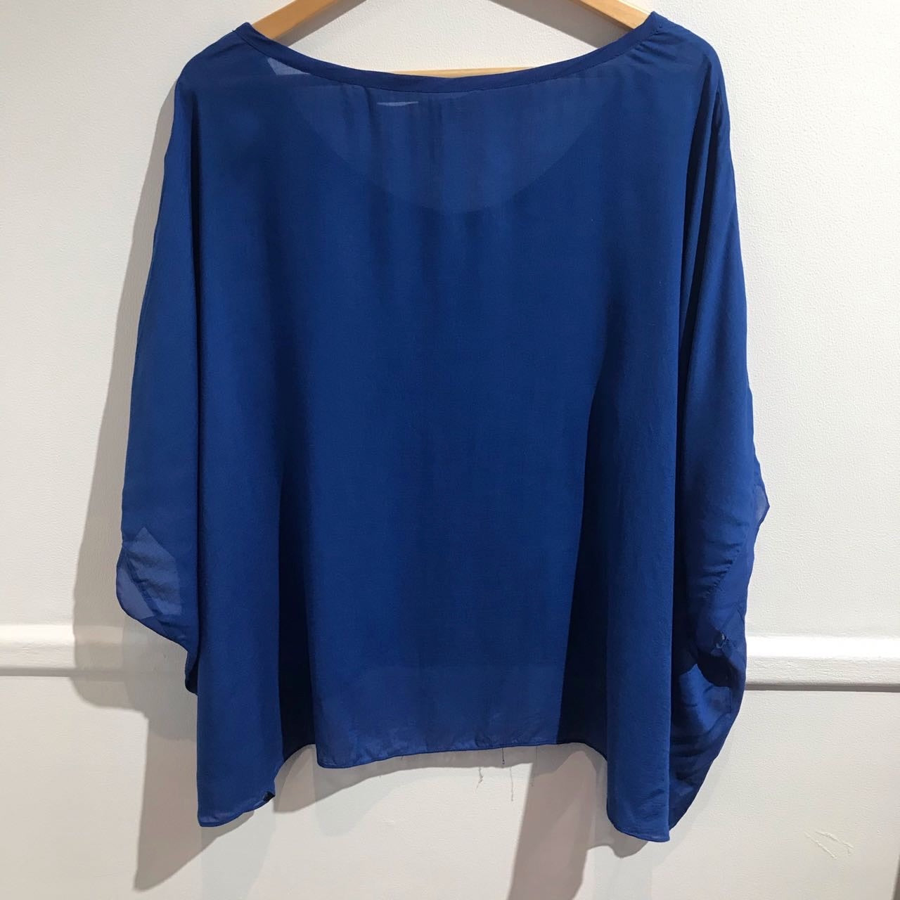 Top Helmut Lang bleu T.M