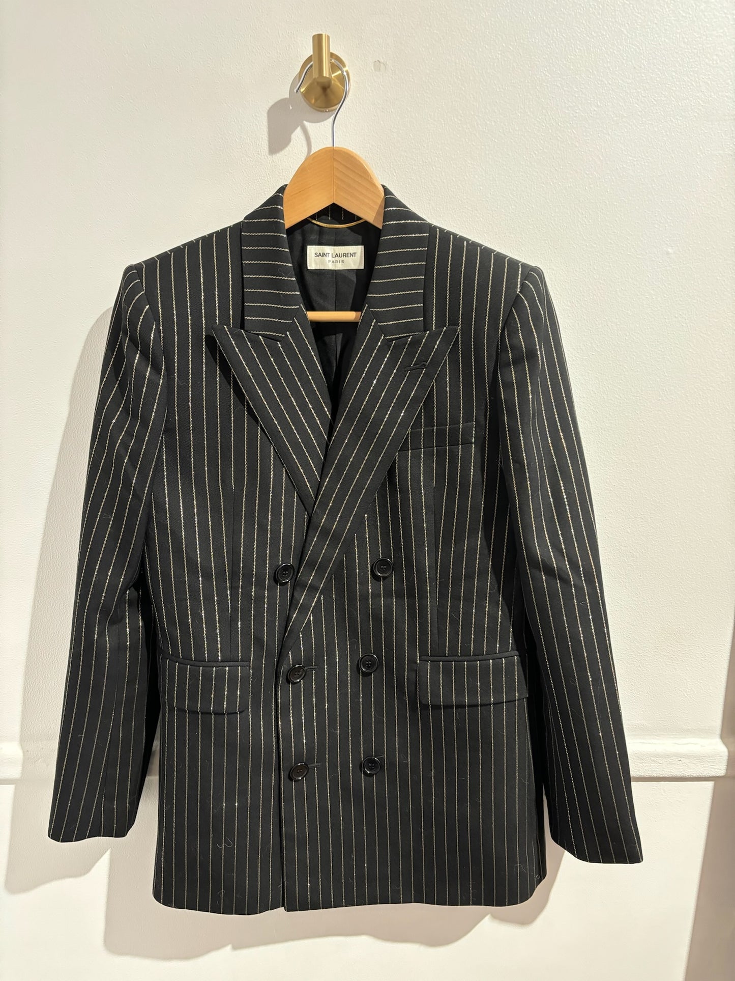 Blazer Saint Laurent noir T.38