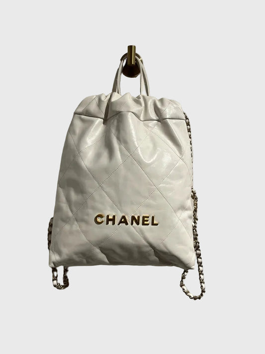 Sac à dos Chanel 22 Blanc