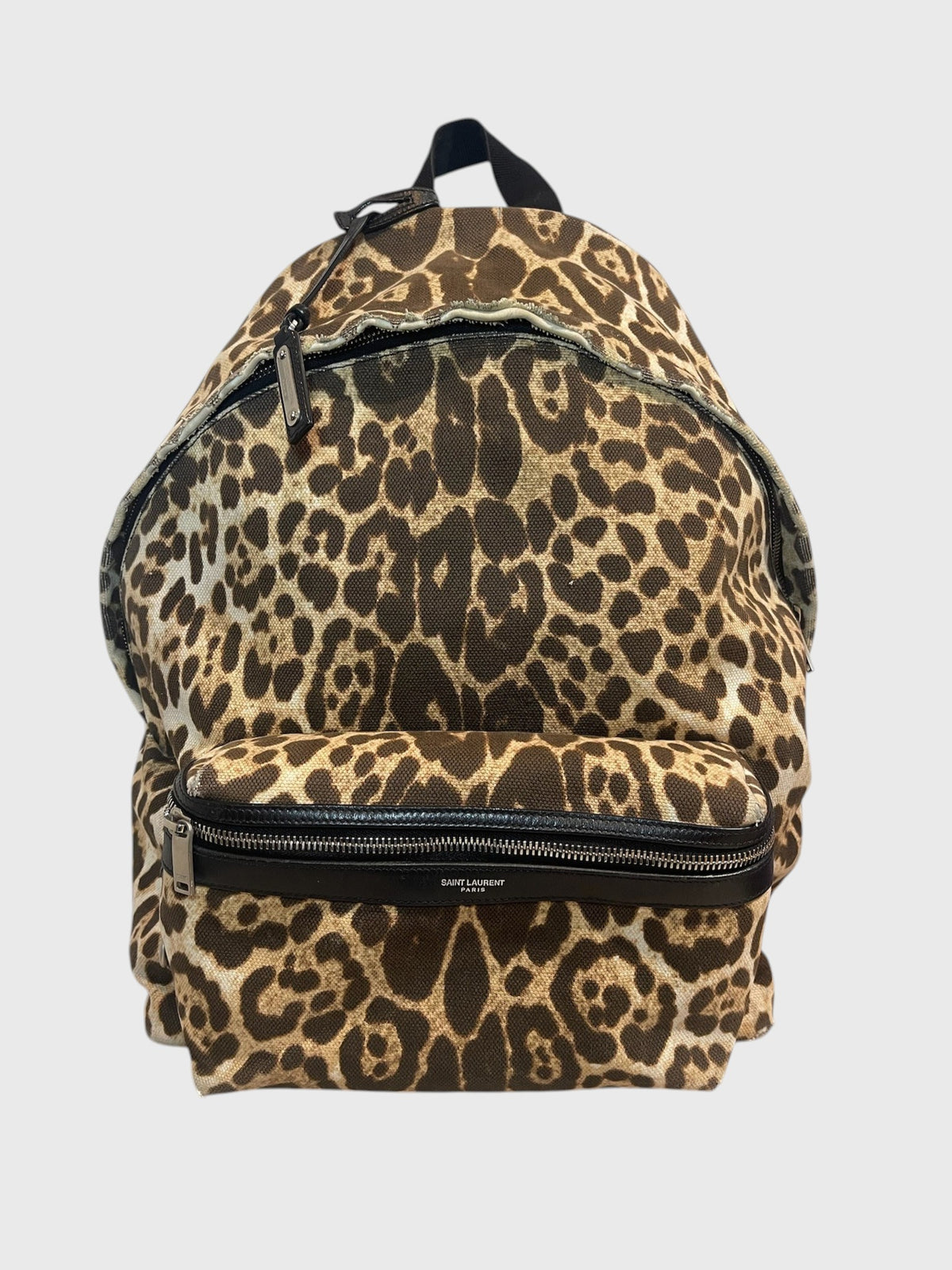 Sac à dos Saint Laurent leopard