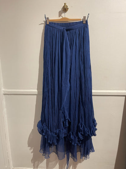 Robe Yves Saint Laurent bleue T.34