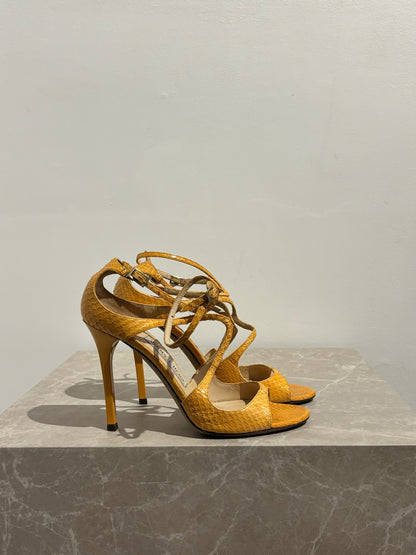 Sandales Jimmy Choo jaunes T.37