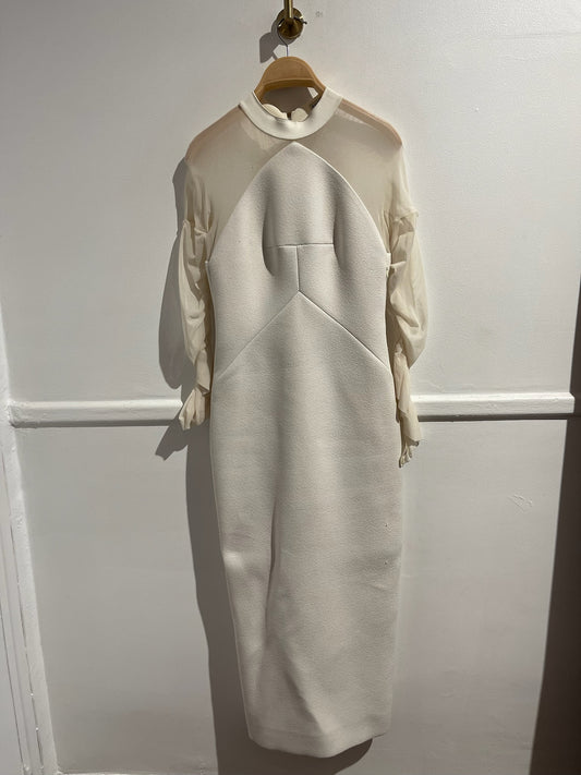 Robe Balenciaga blanche T.36