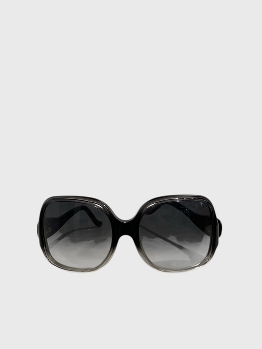 Lunettes de soleil Balenciaga grises