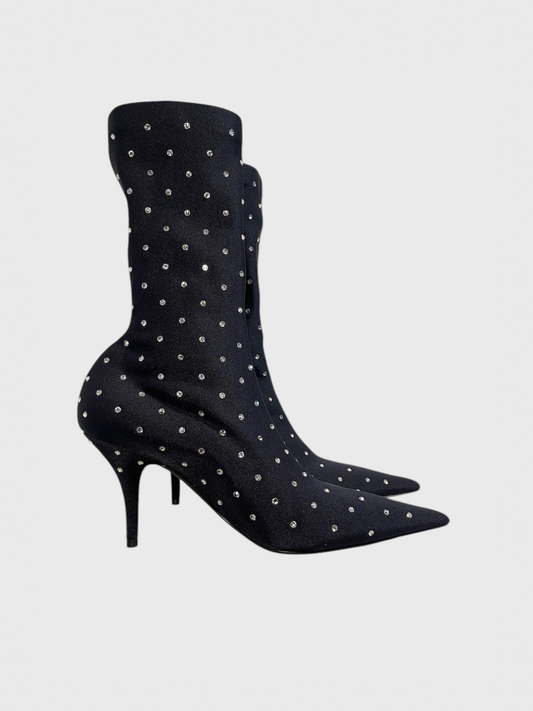 Bottines Balenciaga noires T.37