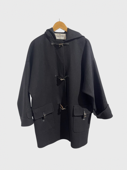 Manteau Valentino noir T.S