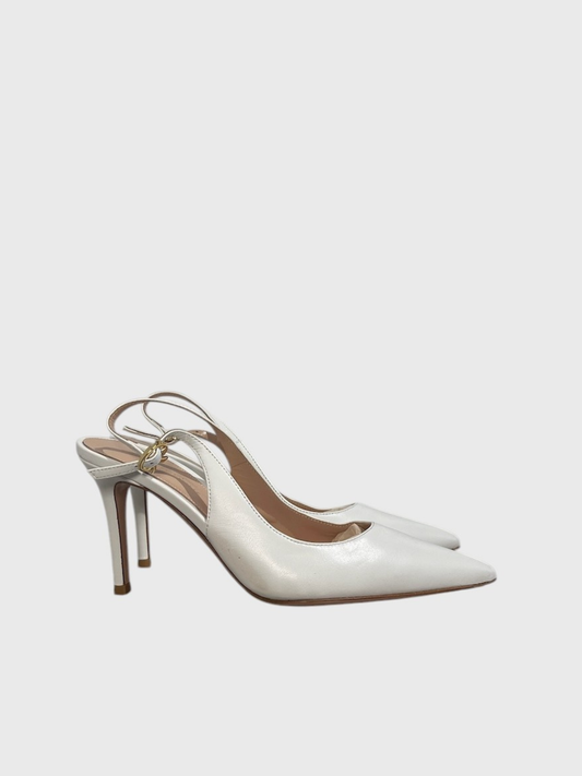 Escarpins Gianvito Rossi blancs T.38