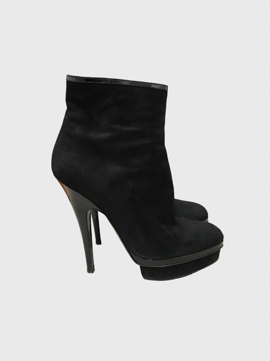 Boots Yves Saint Laurent noires T.41