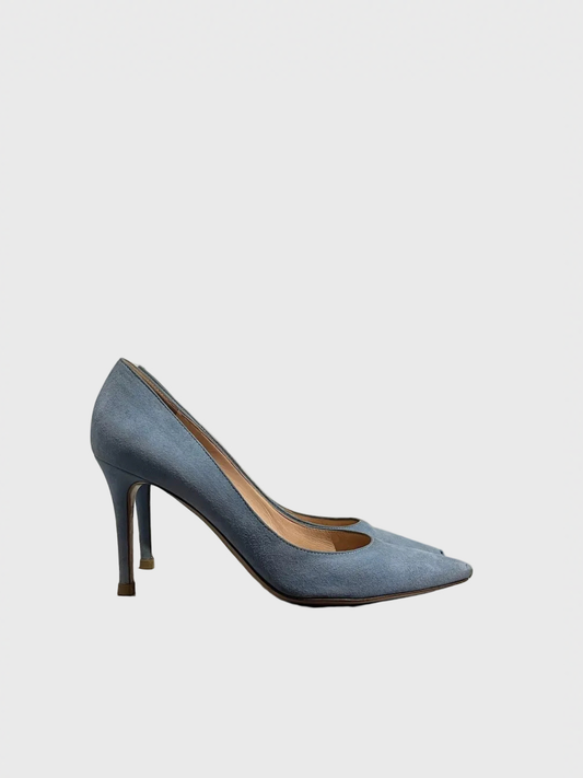 Escarpins Gianvito Rossi bleus T.39