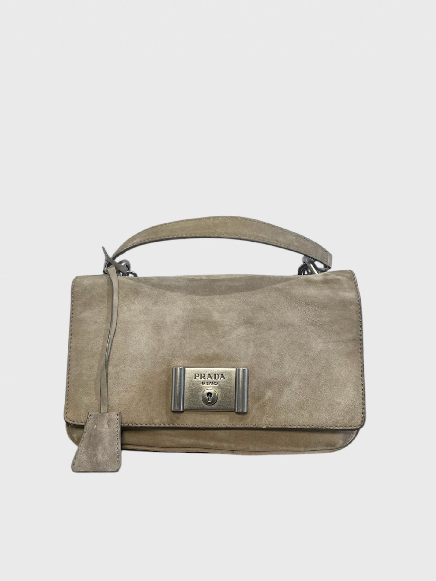Sac Prada daim beige