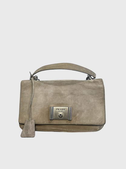 Sac Prada daim beige