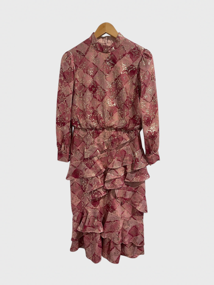 Robe Saloni rose T.38