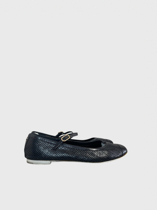 Ballerines Chanel noires T.39
