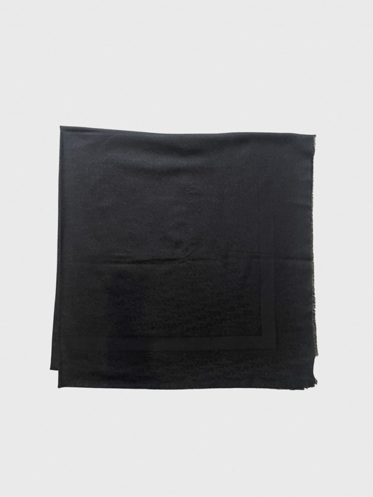 Châle Dior Oblique noir
