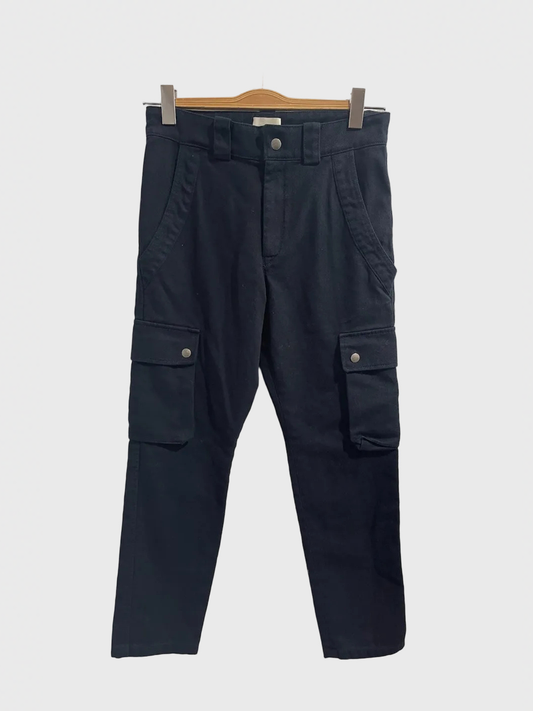 Pantalon Isabel Marant bleu marine T.34