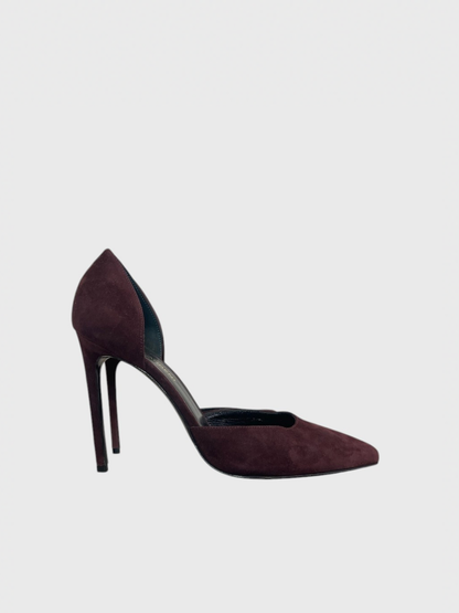 Escarpins Saint Laurent bordeaux T.37,5