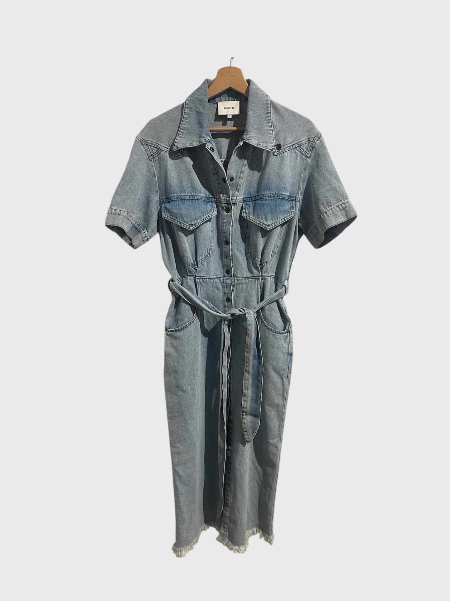 Robe Nanushka en jeans T.S