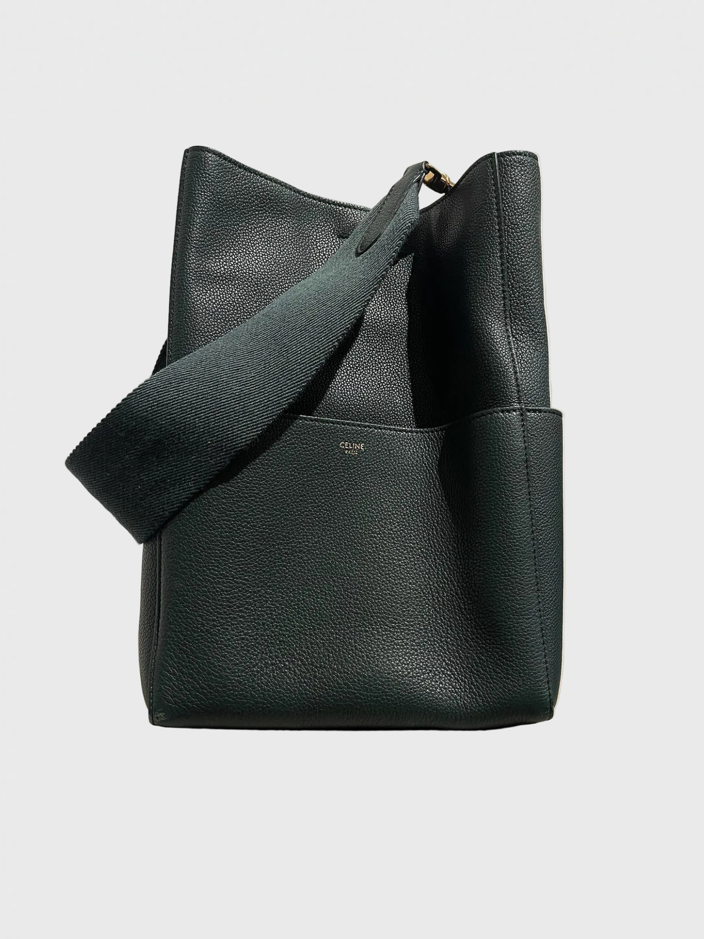 Sac Celine Seau sangle vert