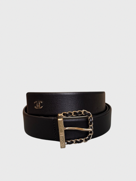 Ceinture Chanel Noir
