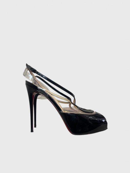 Sandales Christian Louboutin noires T.39