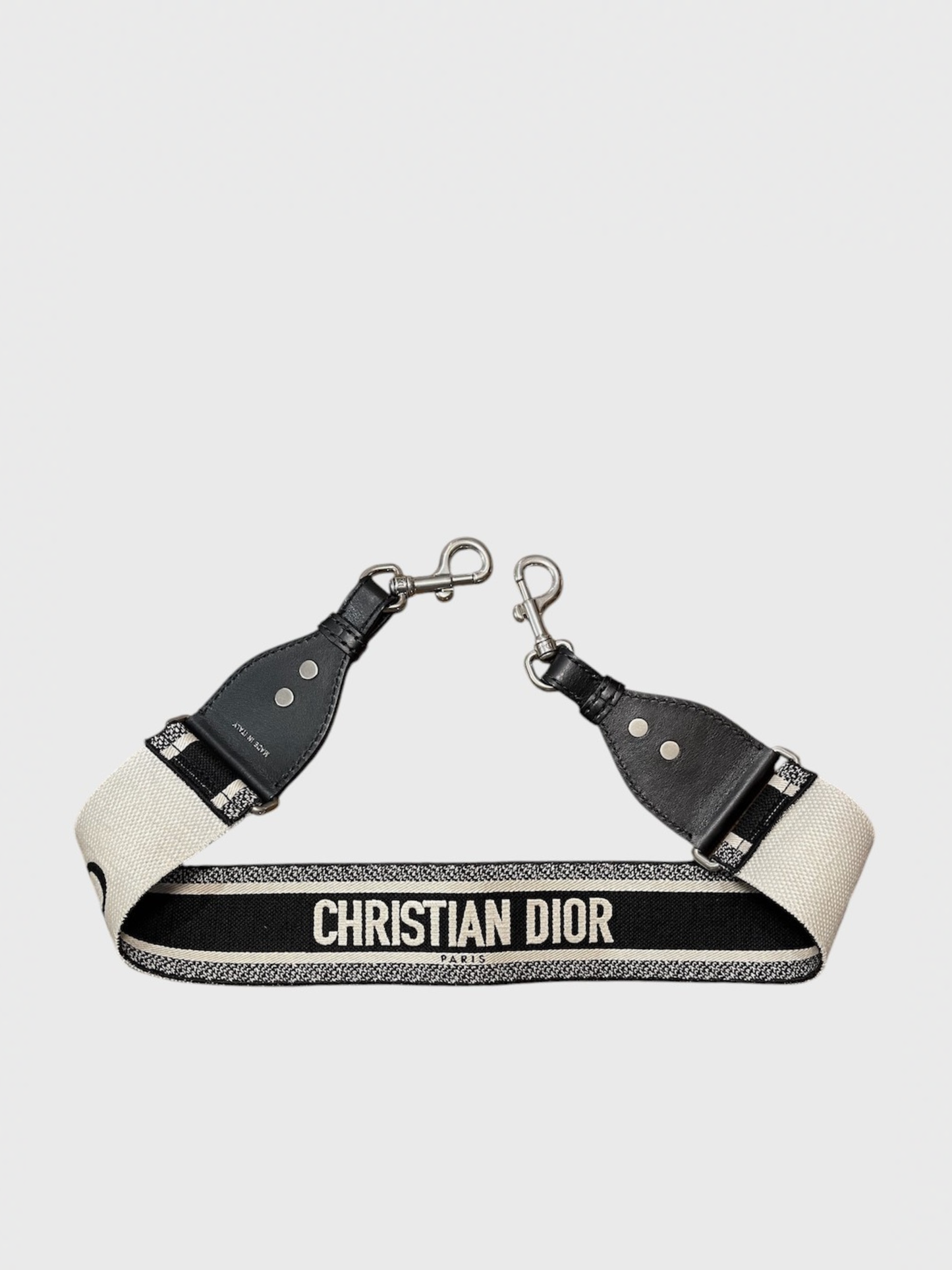 Bandoulière Dior en toile noire