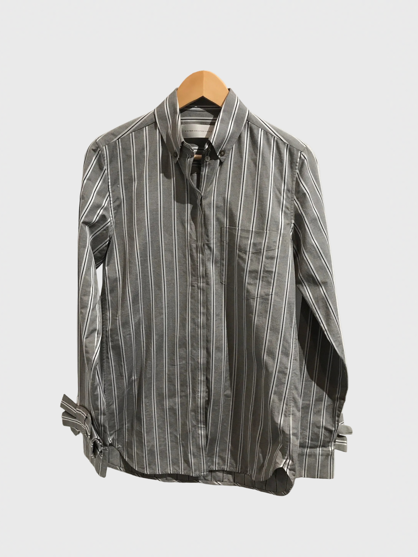 Chemise Victoria Beckham grise T.36