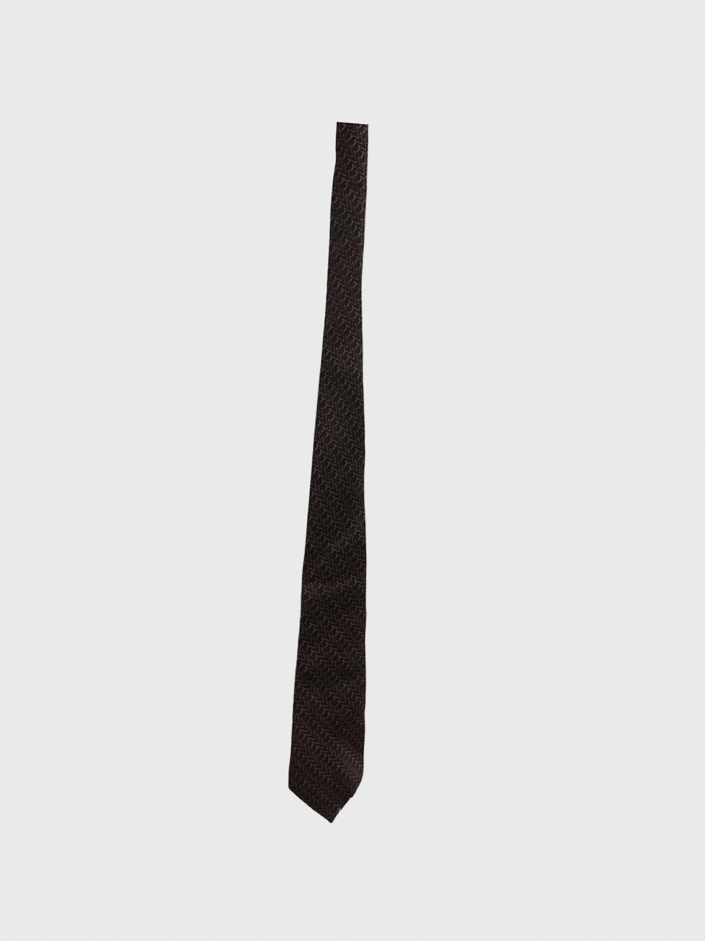 Cravate Gucci marron