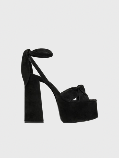 Sandales Saint Laurent noires T.39,5