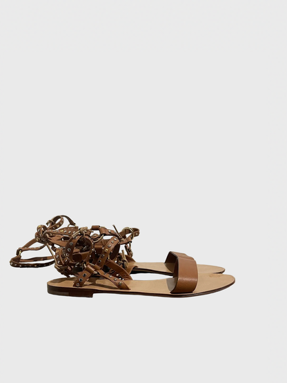 Sandales Valentino camel T.38.5