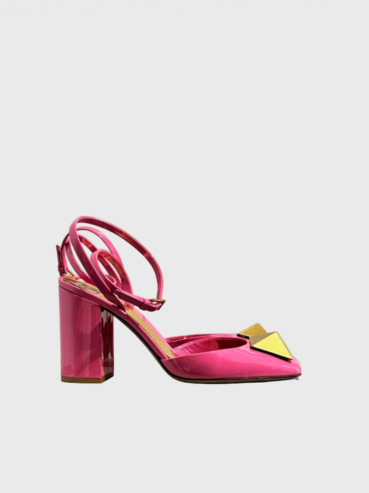 Escarpins Valentino roses T.37,5