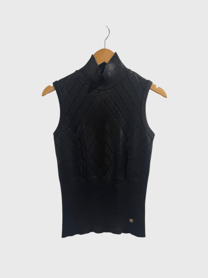 Top Versace noir T.38