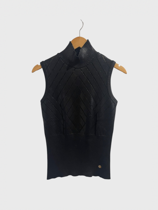 Top Versace noir T.38