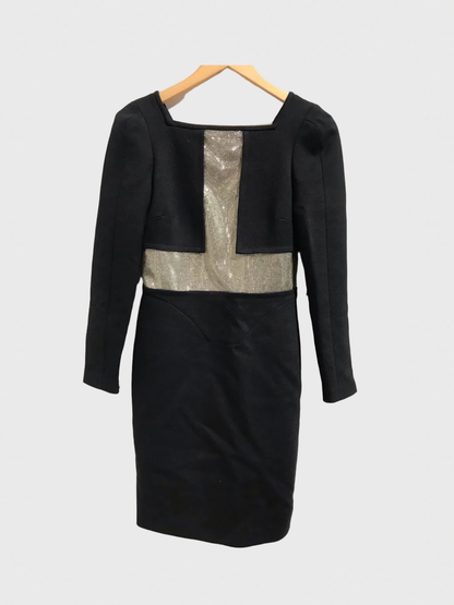 Robe Versace noire T.36