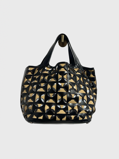Sac Alaia noir et beige