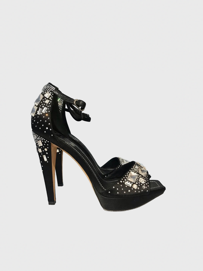 Sandales Rene Caovilla noires T.40