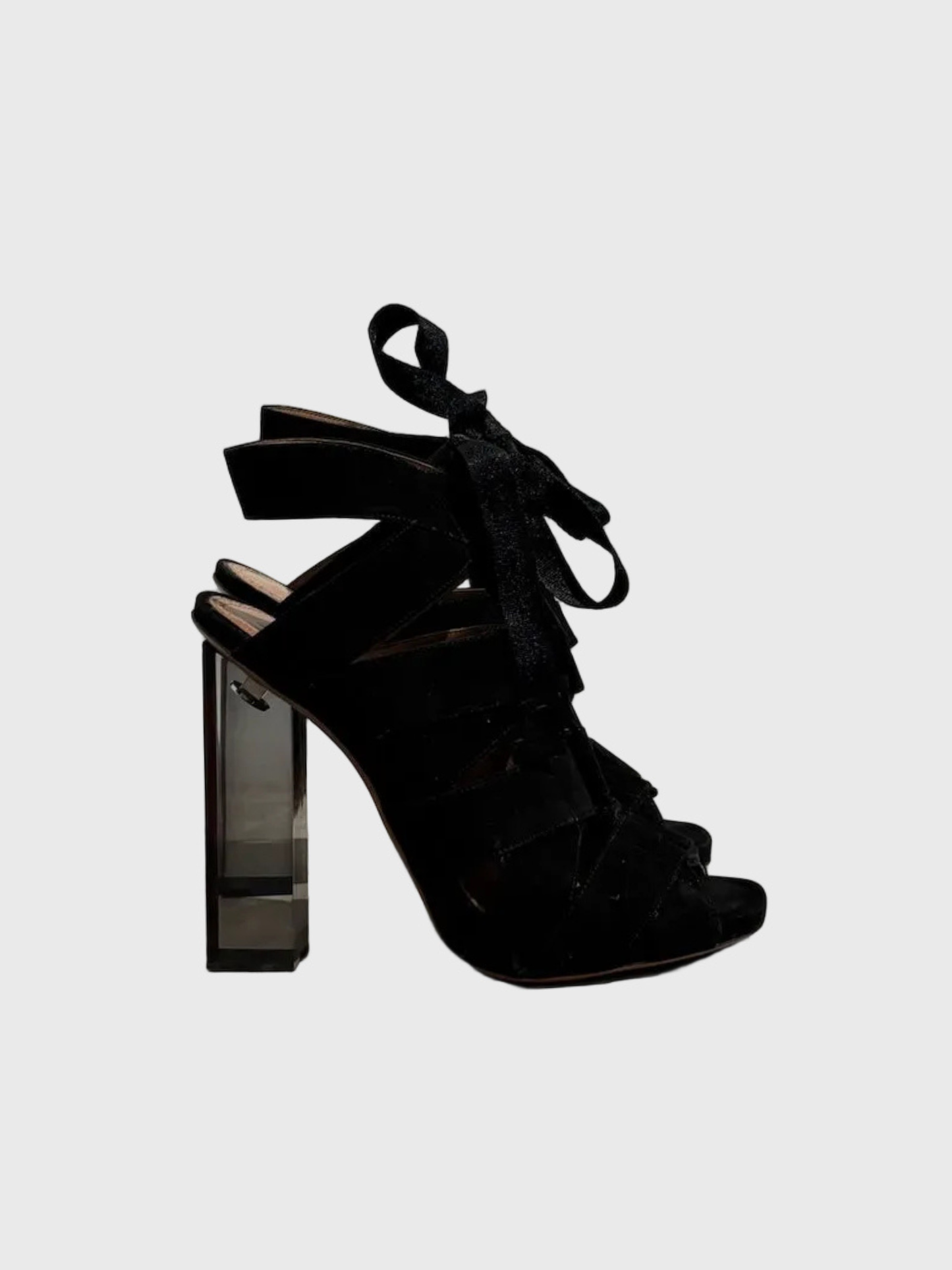 Sandales Alaia noires T.38.5