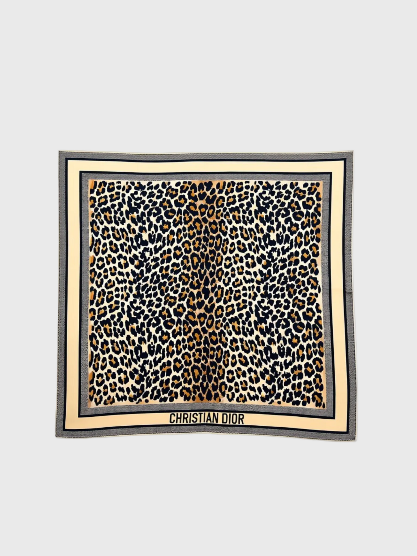 Foulard Christian Dior léopard