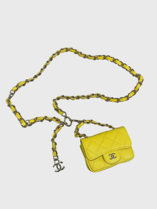 Sac ceinture mini Timeless jaune