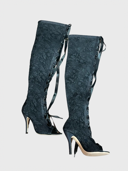Bottes Gianvito Rossi noires T.39,5