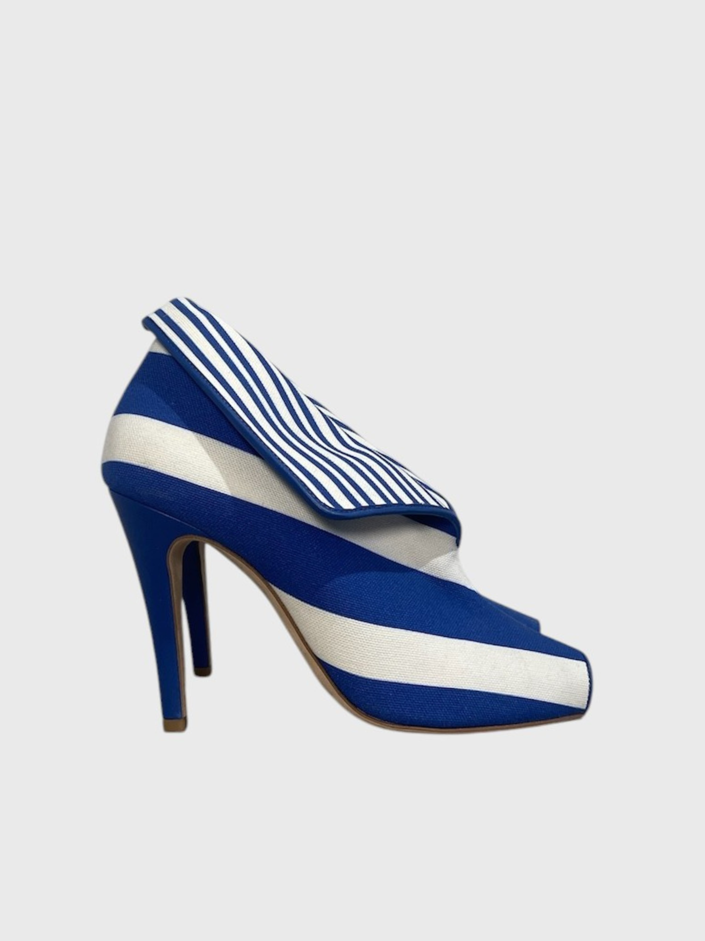 Boots Manolo Blahnik rayées T.38
