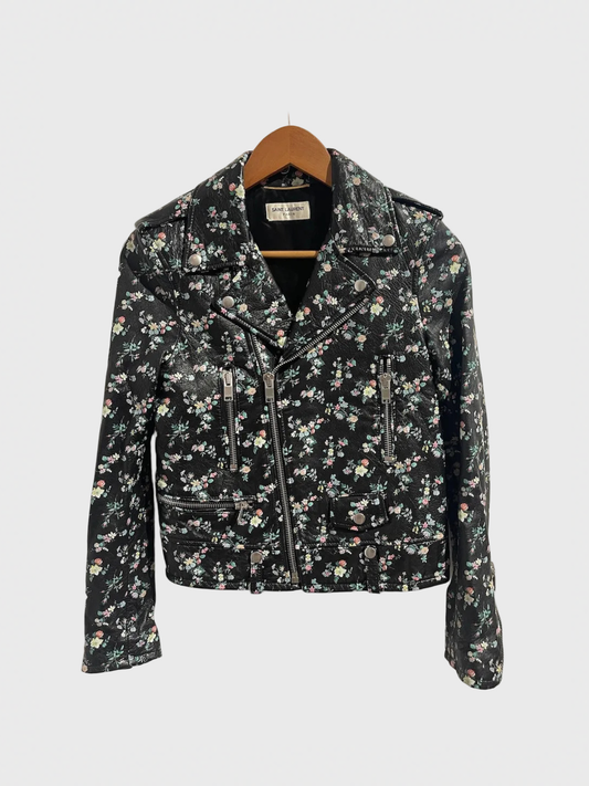 Perfecto Saint Laurent fleurs T.36